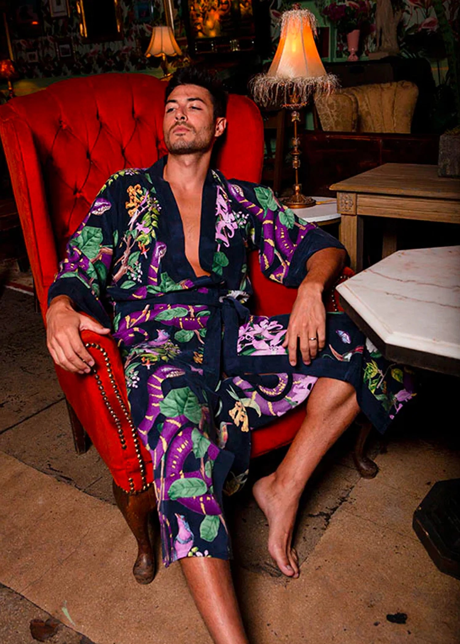 Vegan Silk Bathrobes - Men & Women