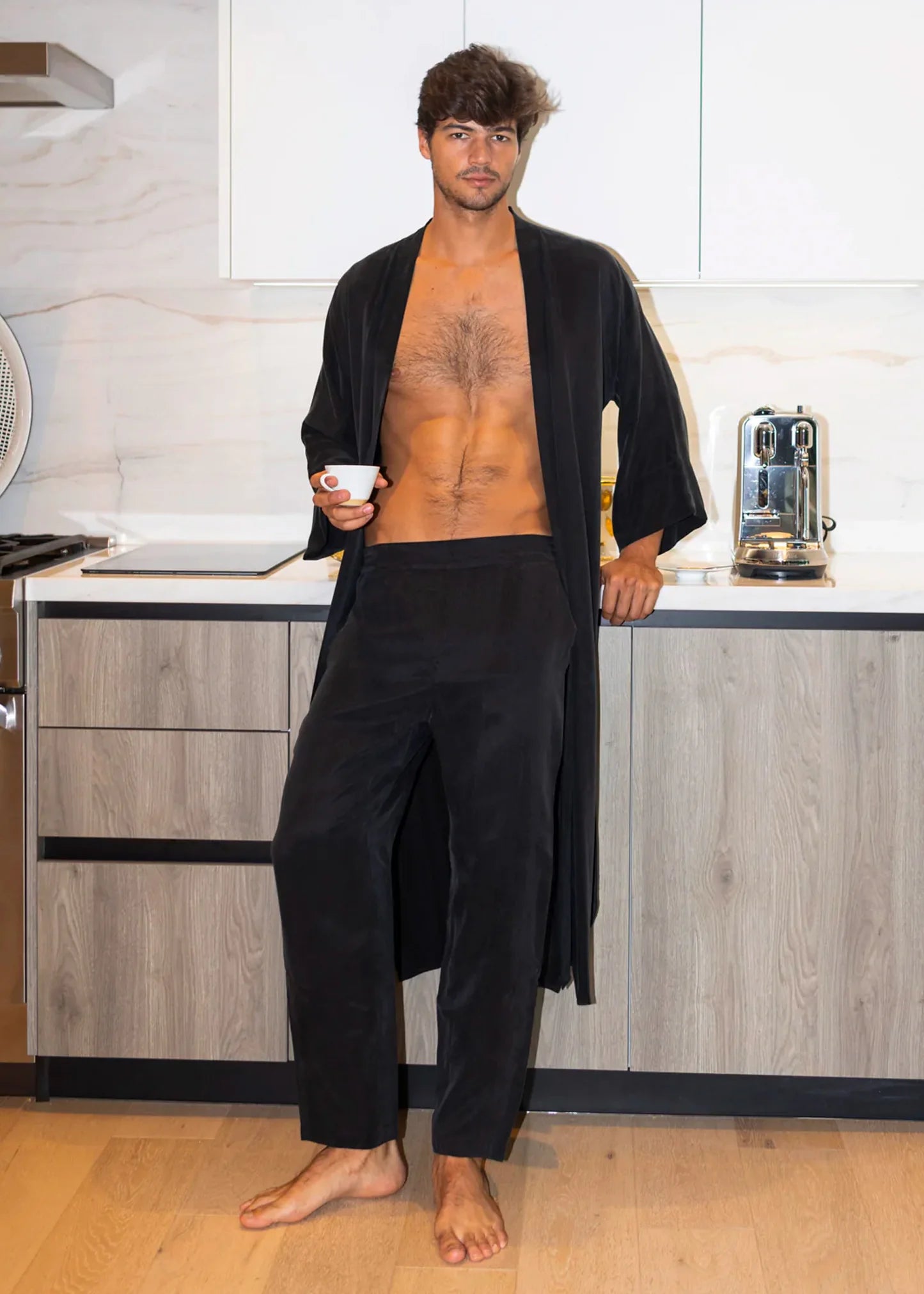 Vegan Silk Bathrobes - Men & Women