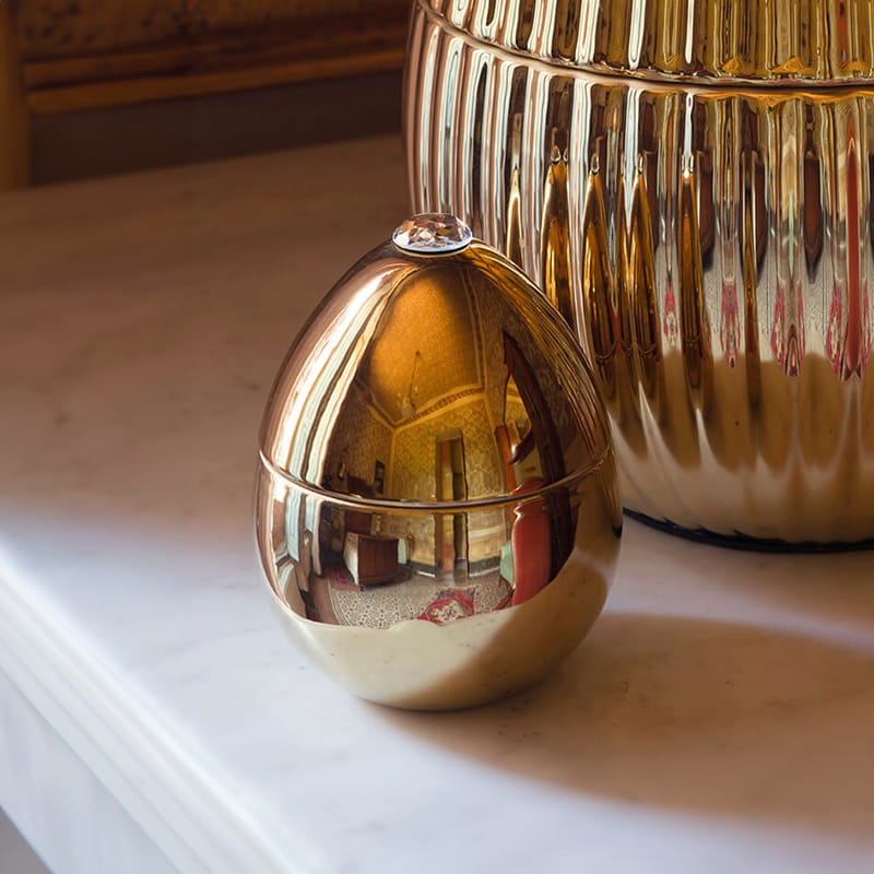 Handcrafted & Jeweled Candle Vessels